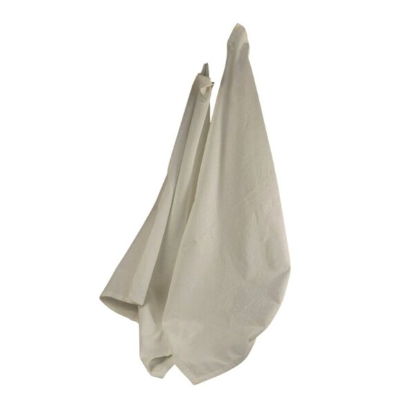 2 White 100% Cotton Dish Towel 26x26 in with hanging loop Kitchen Linen - Picture 5 of 7